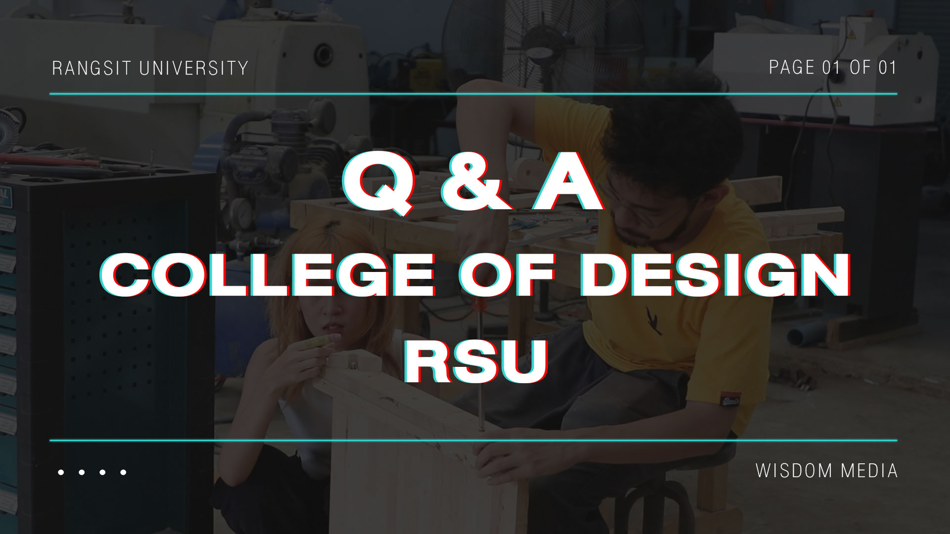 Q & A วิทยาลัยการออกแบบ ม.รังสิต | College of Design