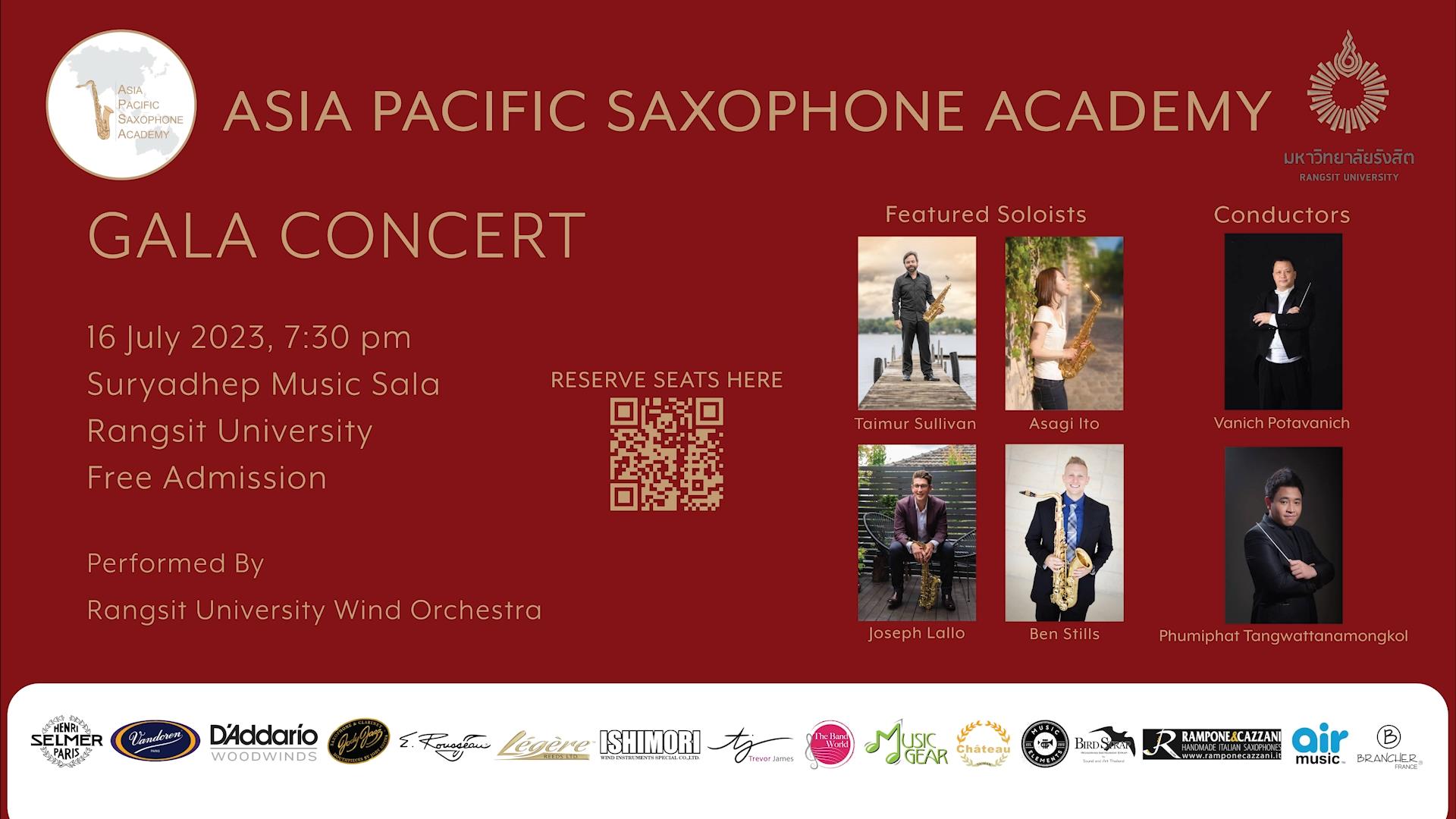 Asia Pacific​ Saxophone ​Academy​ 2023